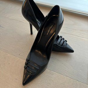 Dolce & Gabbana black leather pumps size 6/36